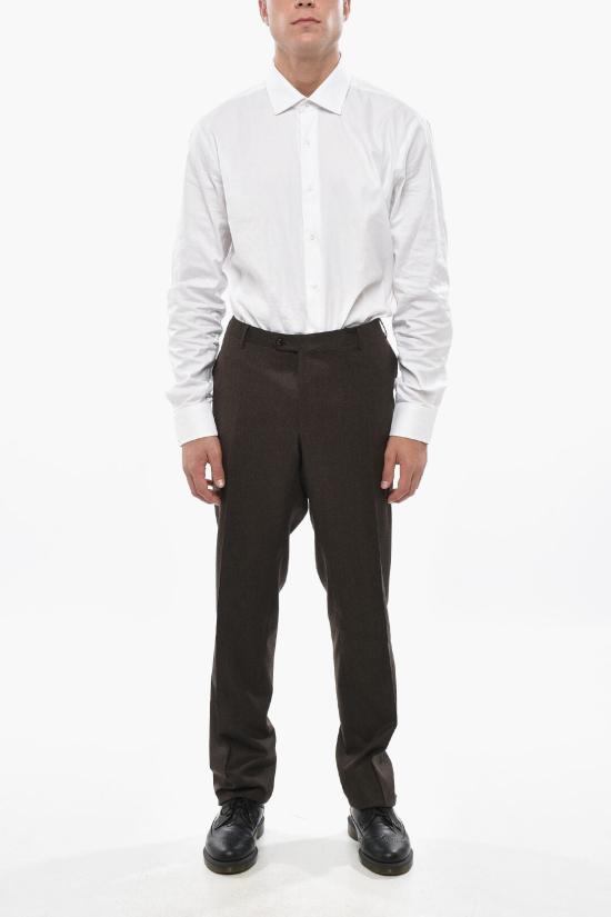  꼬르넬리아니 스트레이트 팬츠 844L03 9818117 061 Gray - CORNELIANI