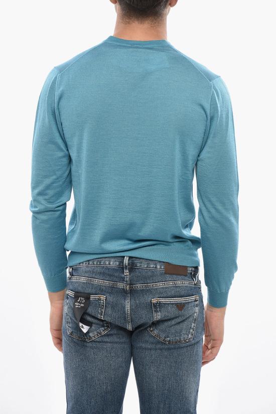  말로 스웨터 UMB006 F8Z17 E3344 Light blue - MALO