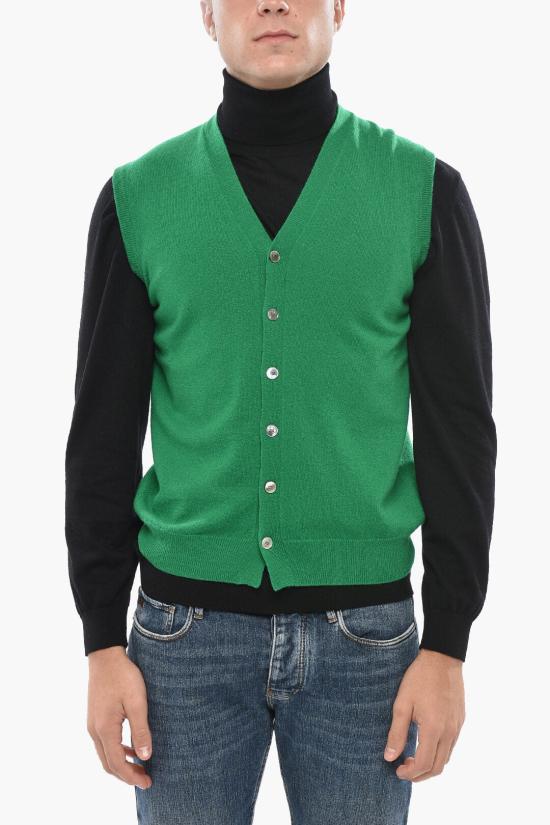  말로 니트 베스트 UXJ004 F1K02 E3244 Green