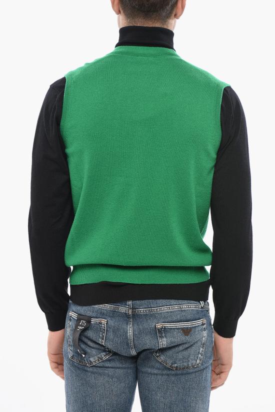  말로 니트 베스트 UXJ004 F1K02 E3244 Green - MALO