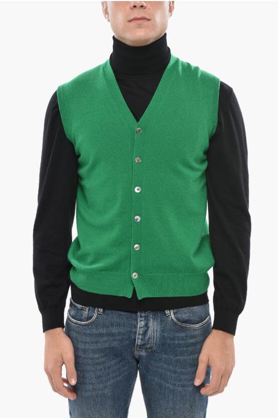  말로 니트 베스트 UXJ004 F1K02 E3244 Green