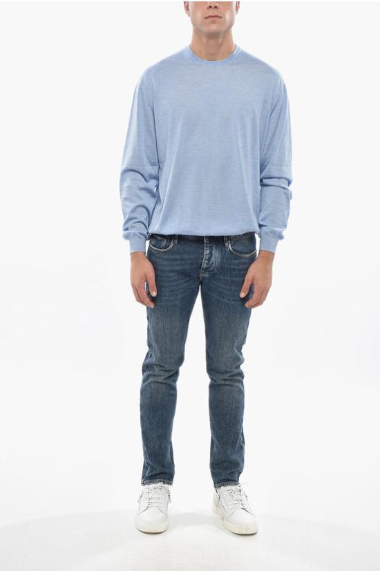  말로 스웨터 UMA008 F8Z17 E1837 Light blue - MALO