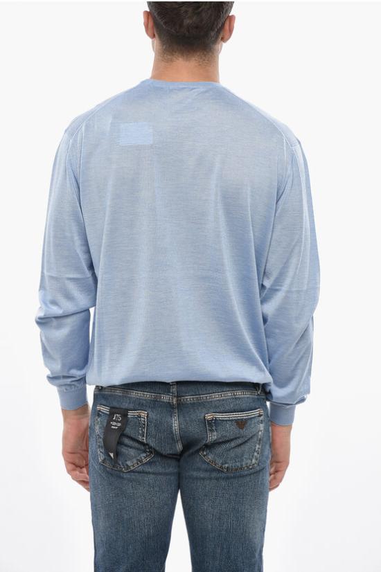  말로 스웨터 UMA008 F8Z17 E1837 Light blue - MALO