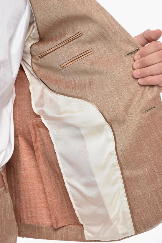  꼬르넬리아니 수트 세트 83N290 0351004 001 Arancio Beige - CORNELIANI