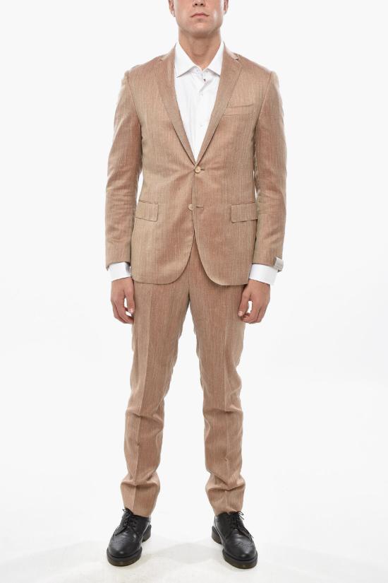  꼬르넬리아니 수트 세트 83N290 0351004 001 Arancio Beige