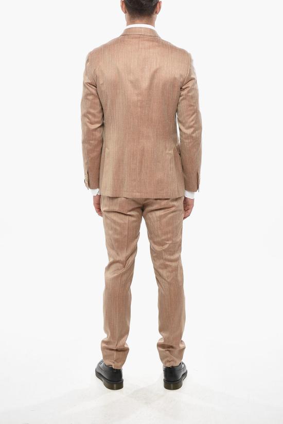  꼬르넬리아니 수트 세트 83N290 0351004 001 Arancio Beige - CORNELIANI