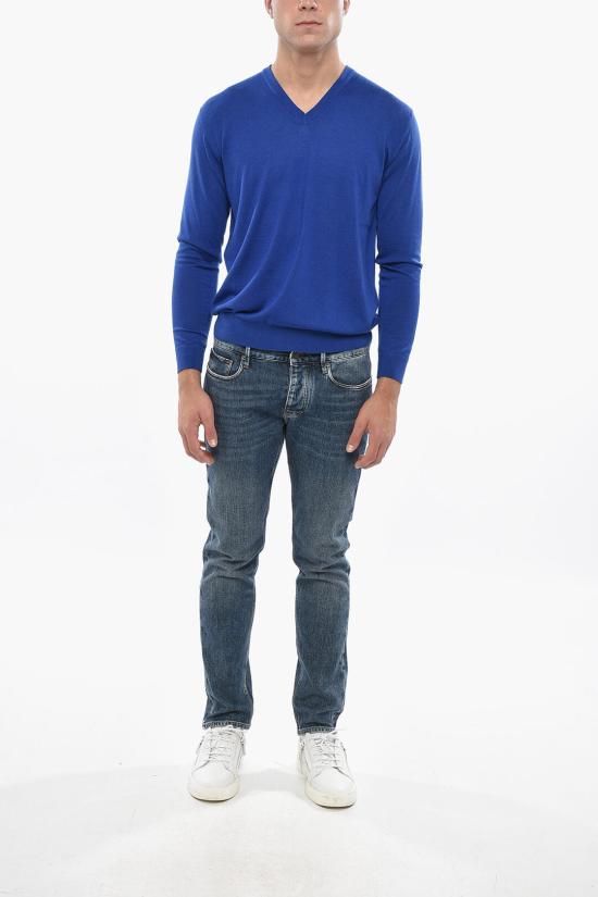  말로 스웨터 UMB006 F8Z02 E23050 Blue - MALO