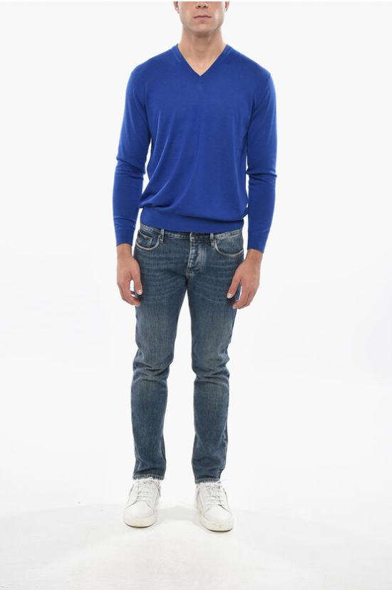  말로 스웨터 UMB006 F8Z02 E23050 Blue - MALO