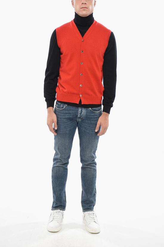  말로 니트 베스트 UXJ004 F1K02 E1067 Red - MALO