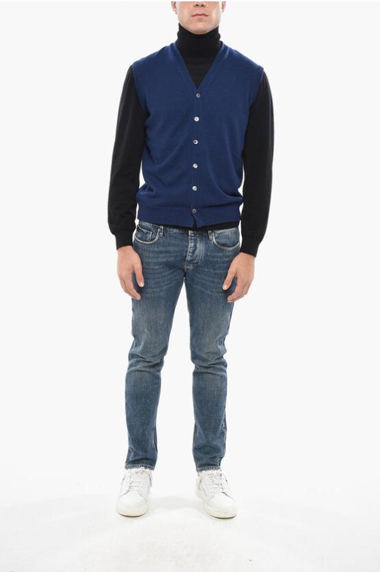  말로 니트 베스트 UXJ004 F1K02 E1563 Blue - MALO