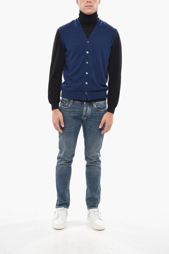  말로 니트 베스트 UXJ004 F1K02 E1563 Blue - MALO