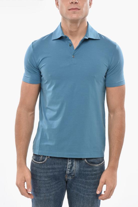  말로 폴로 티셔츠 UJD086 J3U26 E3467 Blue