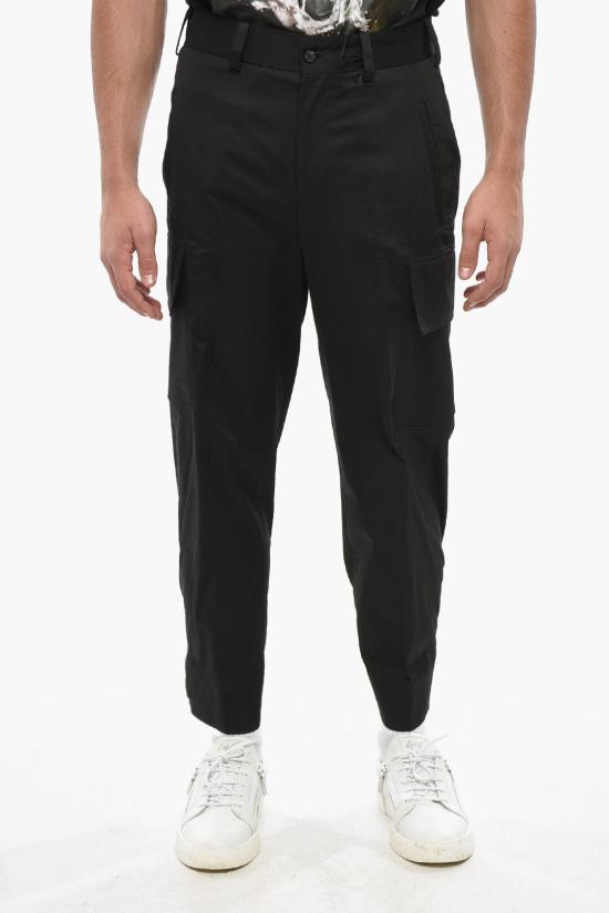  닐바렛 카고 팬츠 PBPA077 U003 01 Black