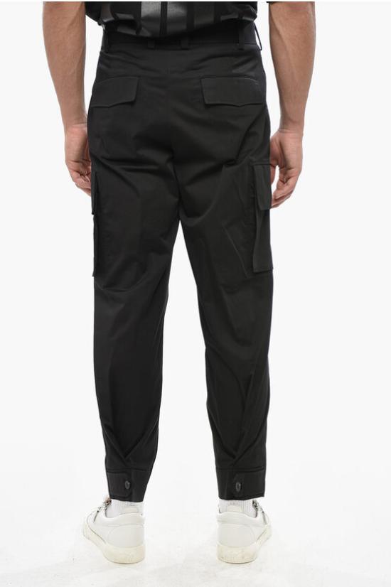  닐바렛 카고 팬츠 PBPA077 U003 01 Black - NEIL BARRETT