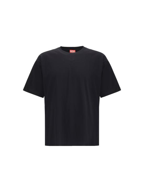 25FW 디젤 반팔 티셔츠 A215620PLAT 9XX BLACK