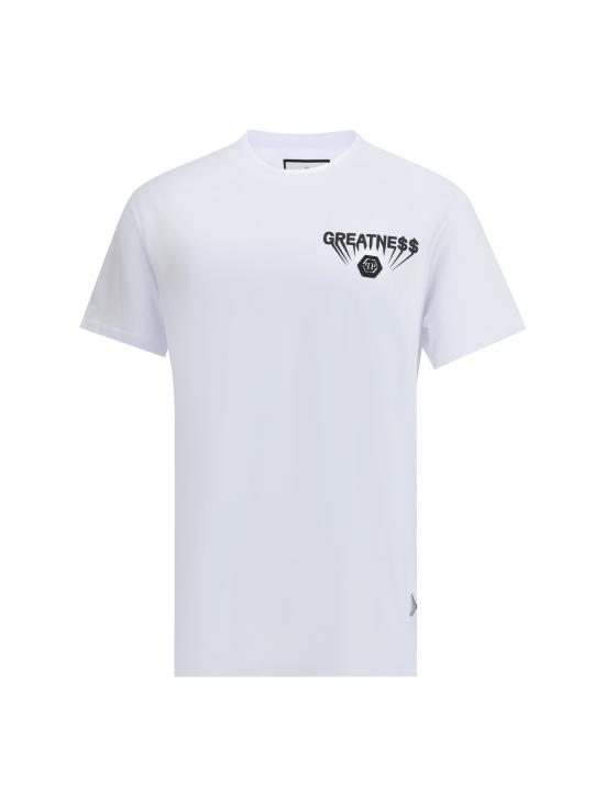 25FW 필립 플레인 반팔 티셔츠 AAECMTK8746PJY002N 01 WHITE