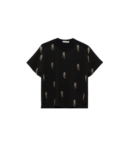  조나단 심카이 반팔 티셔츠 Jonathan Simkhai Abelia S/S 티셔츠 블랙