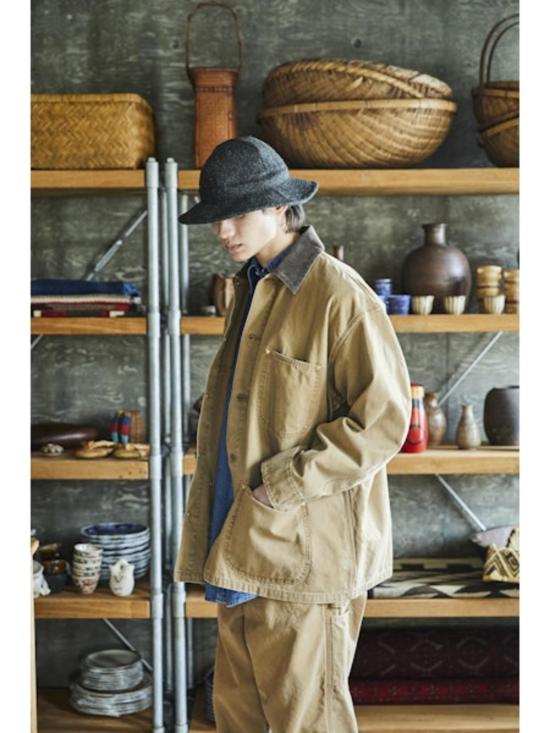  오어슬로우 자켓 오르슬로 릴렉스 핏 옥스포드 커버올 - ORSLOW