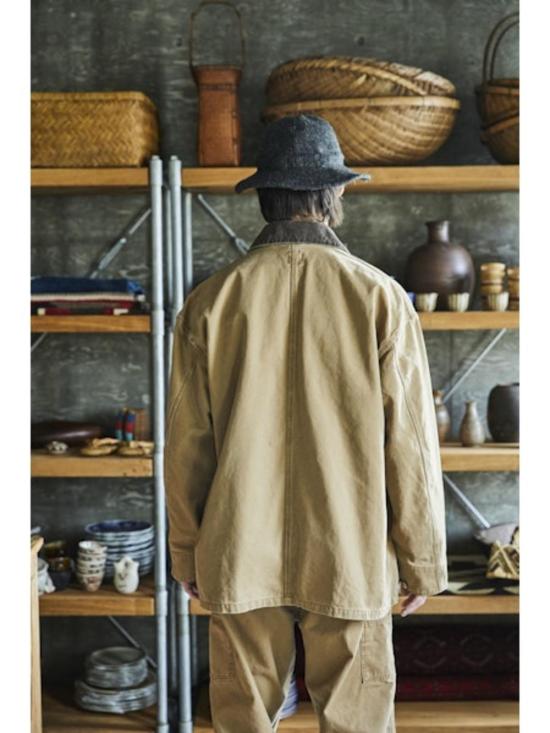  오어슬로우 자켓 오르슬로 릴렉스 핏 옥스포드 커버올 - ORSLOW