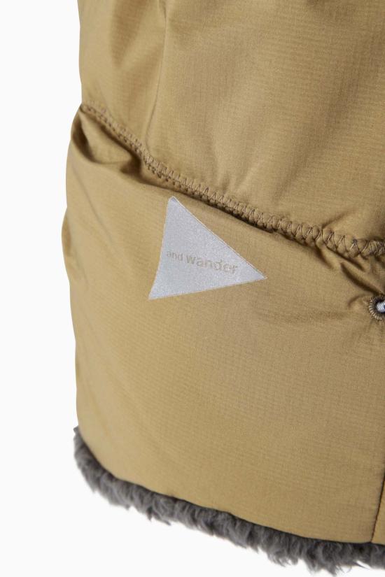  앤드원더 이어플랩 캡 앤 원더 프리마로프트 캡 - AND WANDER