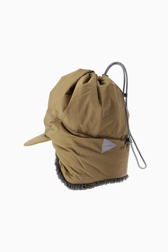  앤드원더 이어플랩 캡 앤 원더 프리마로프트 캡 - AND WANDER