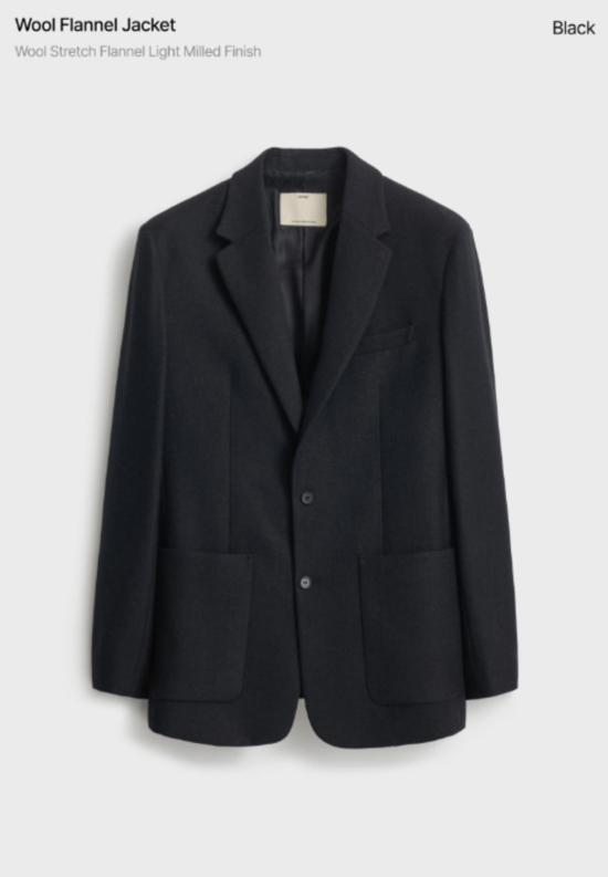  포터리 자켓 도자기 울 플란넬 재킷 - POTTERY