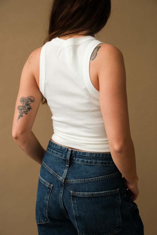  시티즌 오브 휴머니티 민소매 티셔츠 시티즌스 오브 휴머니티 캐럴린 탱크 파시미나 - CITIZEN OF HUMANITY