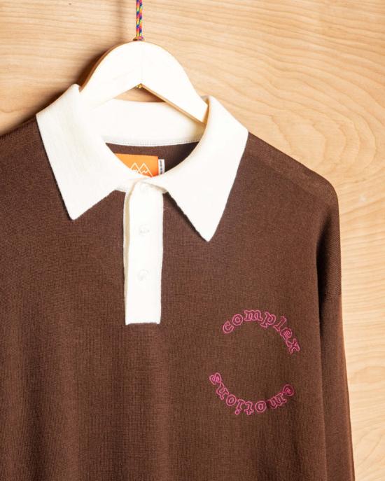  Everyday Mountaineering 스웨터 일상 등산 복잡한 감정 럭비 브라운 - OTHER BRANDS