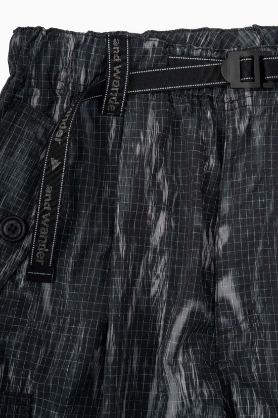  앤드원더 치노 팬츠 앤 원더 프린트 립스톱 카고 팬츠 - AND WANDER