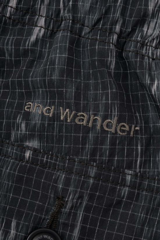  앤드원더 치노 팬츠 앤 원더 프린트 립스톱 카고 팬츠 - AND WANDER