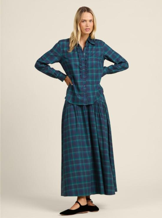  Trovata Birds of Paradise 롱 원피스 트로바타 극락조 아바 셔츠