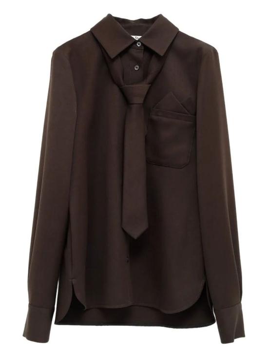 25FW 아크네 스튜디오 블라우스 AC0746 700 BROWN