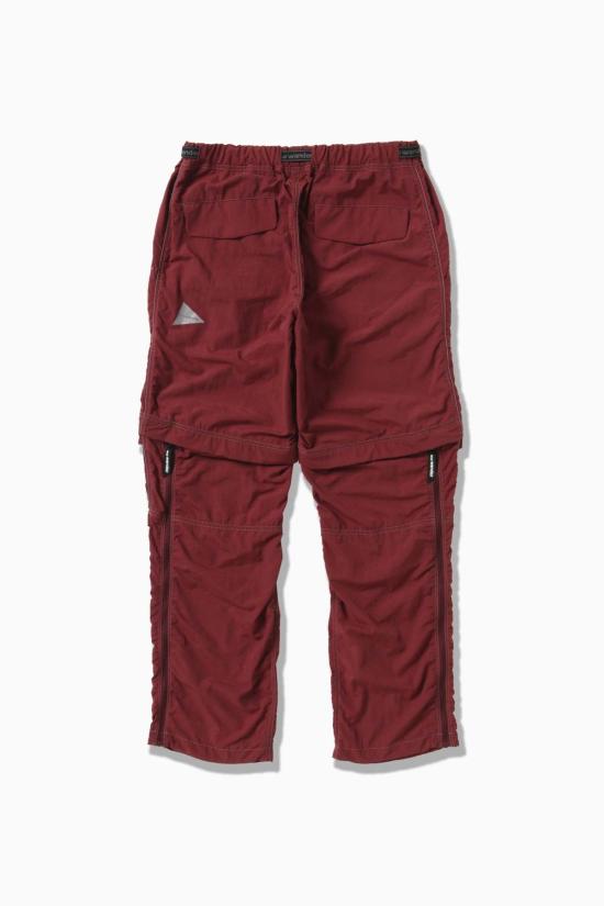  앤드원더 숏팬츠 앤 원더 나이 태피터 하이커 2웨이 팬츠 - AND WANDER