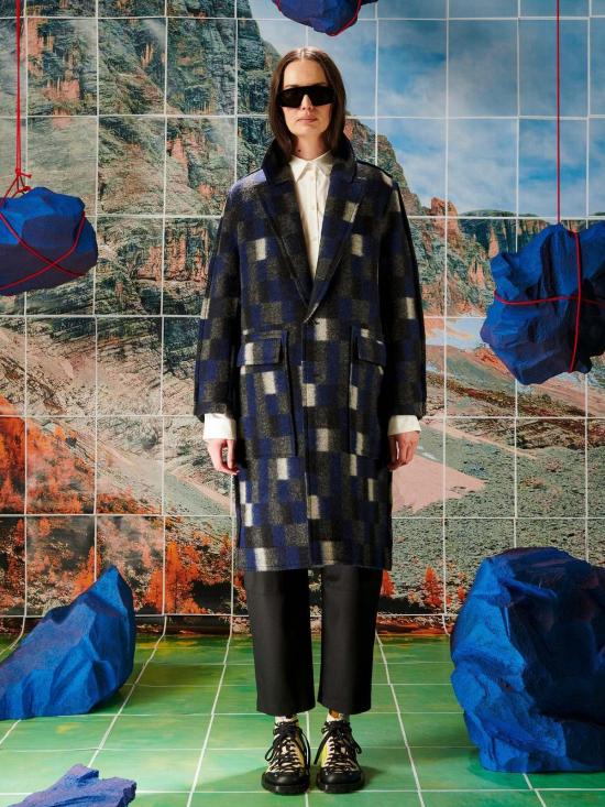  헨릭 빕스코브 코트 Henrik Vibskov 플랫  브러쉬드 블랙 - HENRIK VIBSKOV