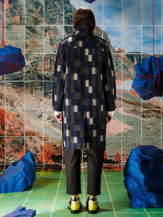  헨릭 빕스코브 코트 Henrik Vibskov 플랫  브러쉬드 블랙 - HENRIK VIBSKOV