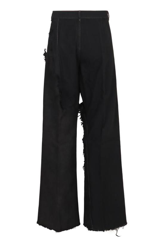 25FW 릭 오웬스 JORIS 트라우저 RR02E1308BBCL 09 Black - RICK OWENS