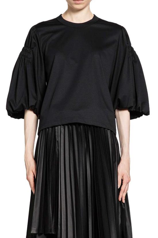 25FW 누아 케이 니노미야 반팔 티셔츠 3PT009W25 1 Black