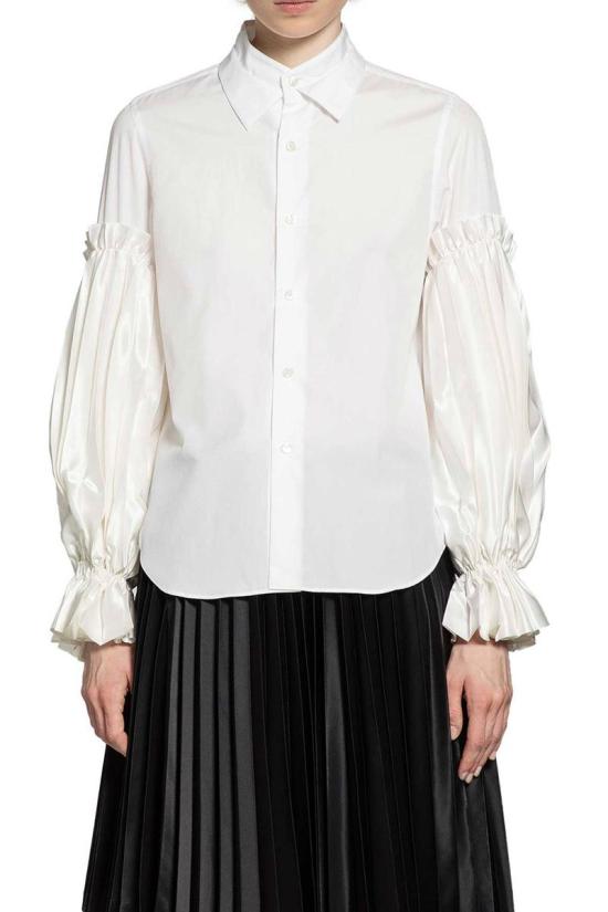 25FW 누아 케이 니노미야 셔츠 3PB009W25 1 WHITE