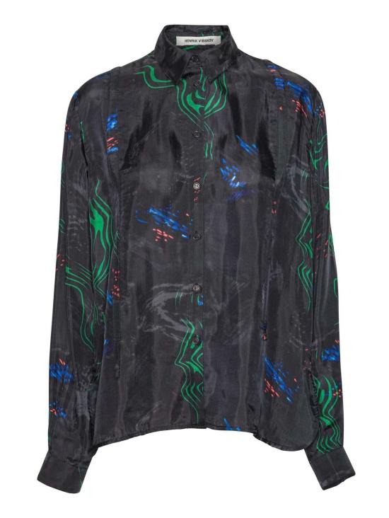  헨릭 빕스코브 블라우스 Henrik Vibskov 백팩 셔츠 다크 불꽃놀이