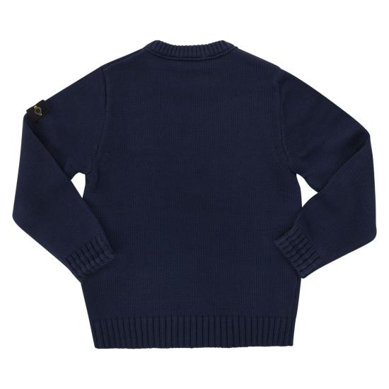 25FW [키즈] 스톤 아일랜드 니트/스웻셔츠 K2S165100019 BLUE - STONE ISLAND