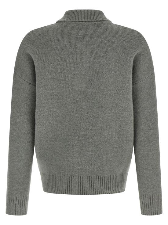 25FW 아미 폴로 티셔츠 UPL408KN0135058 Gray - AMI