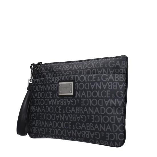 25FW 돌체앤가바나 레더 토일레트리 클러치 BP3294AJ7058B969 - DOLCE & GABBANA