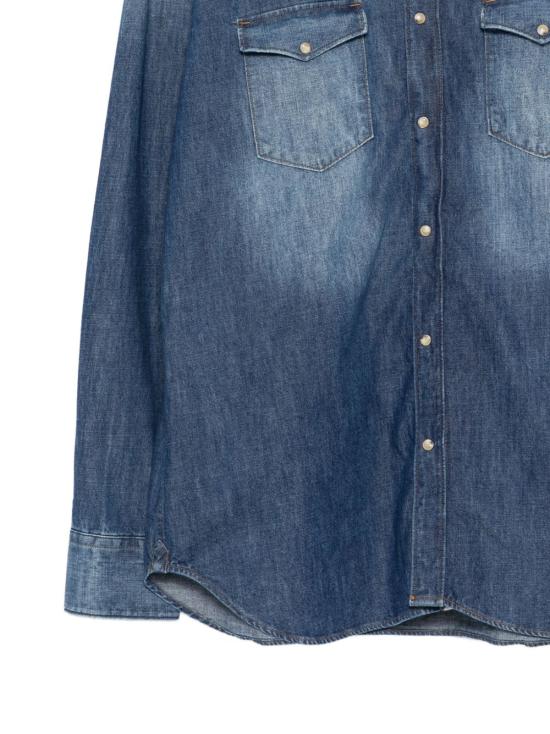 25FW 틴토리아 매테이 954 데님 셔츠 YBFN93 UZ2 Blue - TINTORIA MATTEI 954