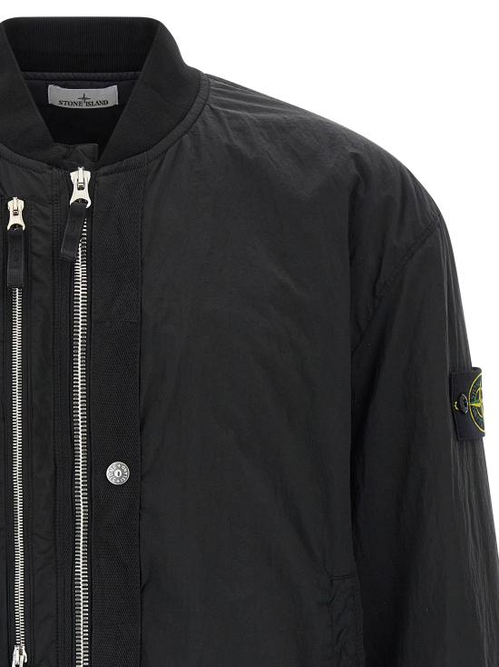 25FW 스톤 아일랜드 봄버 자켓 K2S154100038S0019V0029 Black - STONE ISLAND