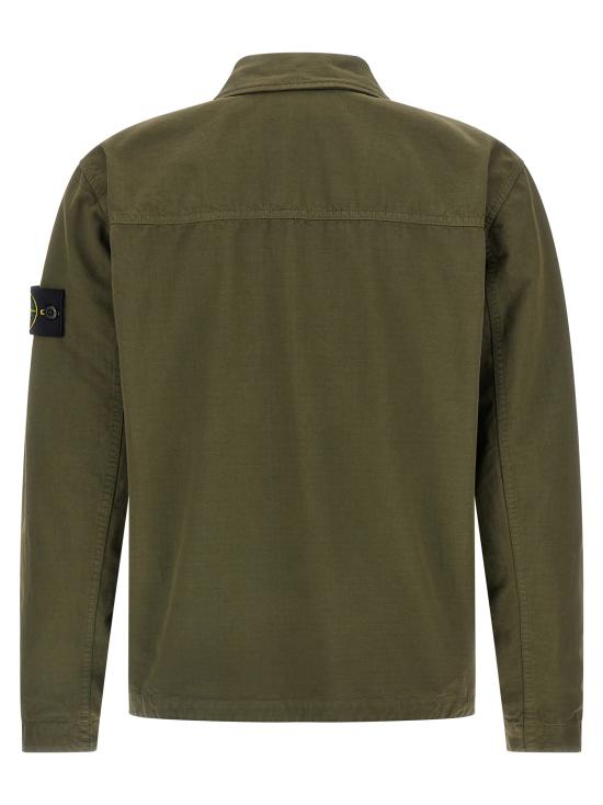 25FW 스톤 아일랜드 긴팔 셔츠 K2S151200009S0211V0054 Green - STONE ISLAND