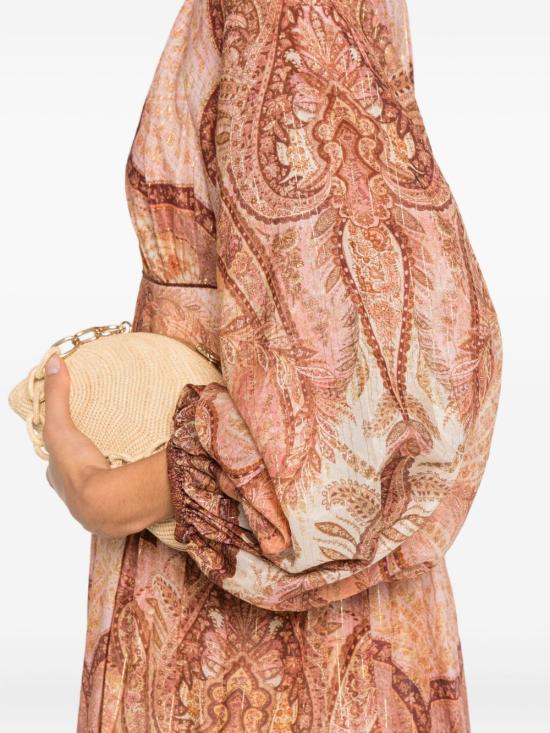 26SS 짐머만 미디 원피스 5947DRS262 TBML Purple - ZIMMERMANN