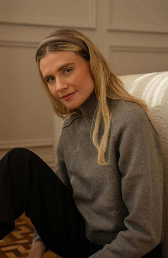  France Luxe 헤어 액세서리 프랑스 럭스 1인치 패딩 헤드밴드 실크 샤르뫼즈 - OTHER BRANDS