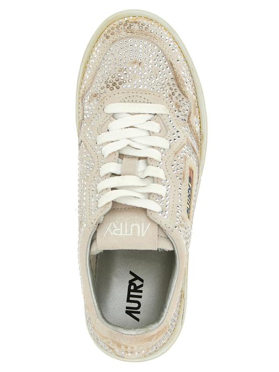 25FW 오트리 메달리스트 로우 레더 스니커즈 AULWNA01 Beige - AUTRY