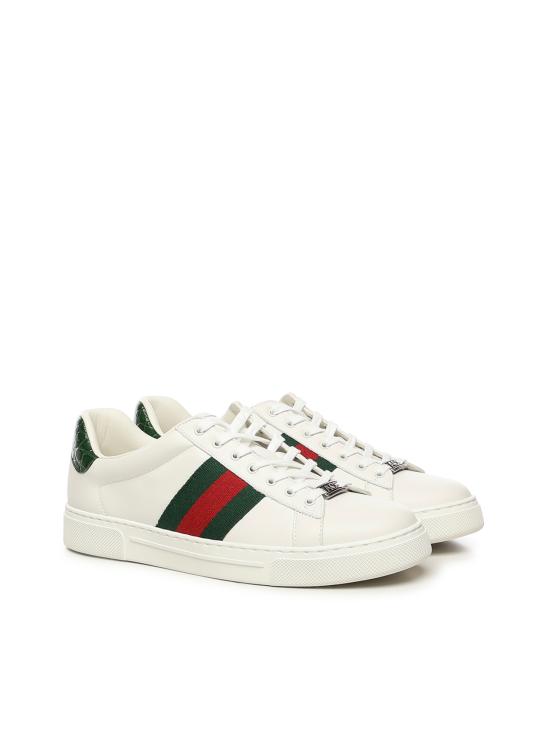 25FW 구찌 웹 스니커즈 757892 AACAG9055 White - GUCCI