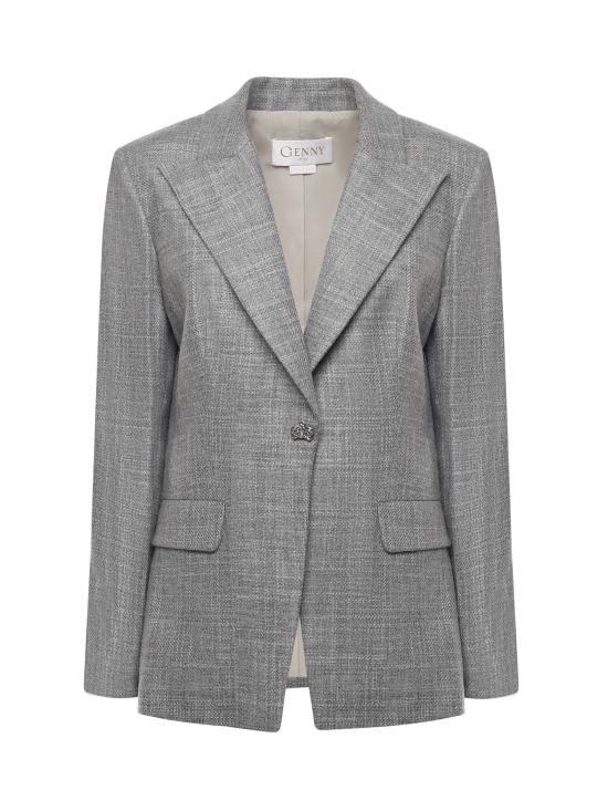 25FW 제니 수트 자켓 79AAQ509 N0615825 Grey